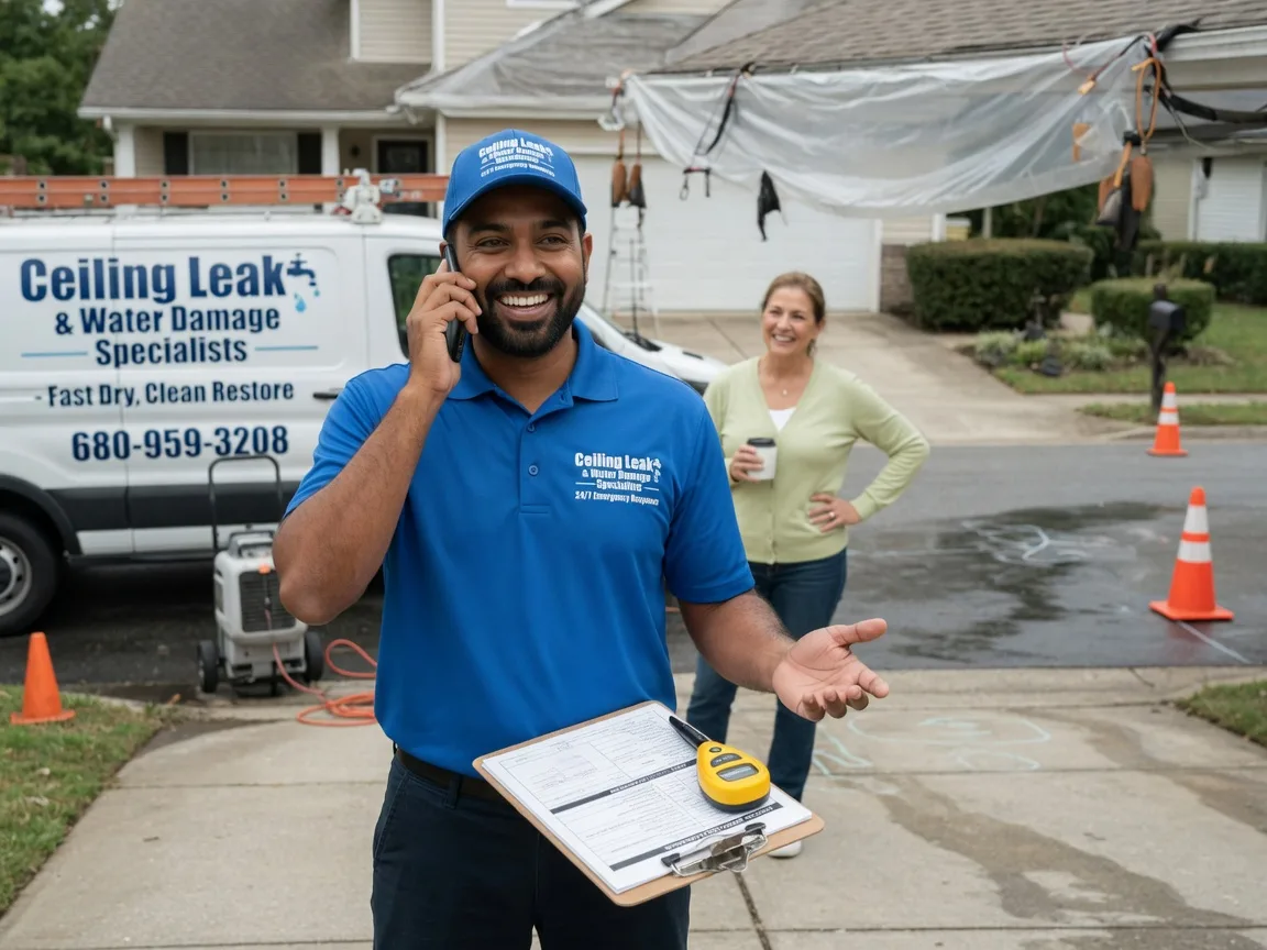 Ceiling Leak Cleanup Mayville, ND FAQs